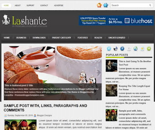 Lashante-Blogger-Template