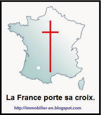 La France porte sa croix.