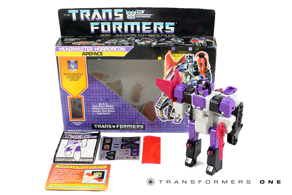 Transformers génération 1 G1 Decepticans Sixshot repro Labels/stickers 