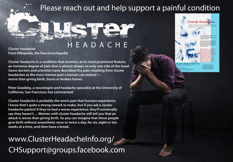 Martyn on the  Fighting Cluster Headaches The New Cluster
