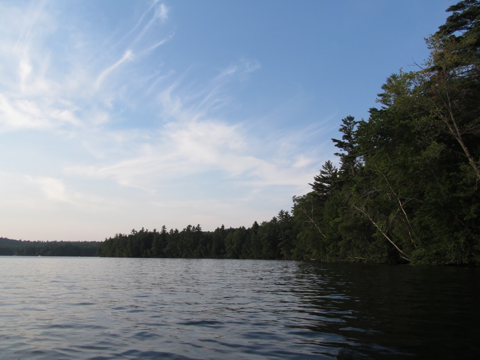 Recreational Kayaking in Maine Trickey Pond, Naples