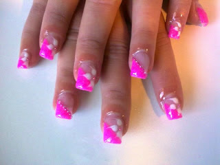 professional with gel nail