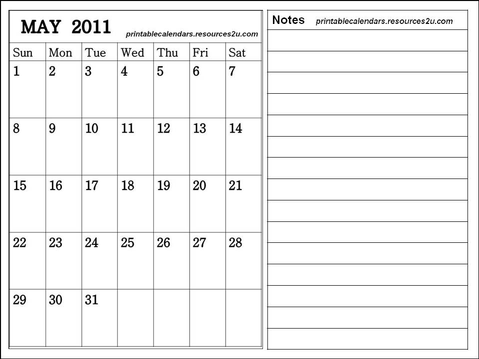blank may calendar 2011. lank calendar 2011 may.