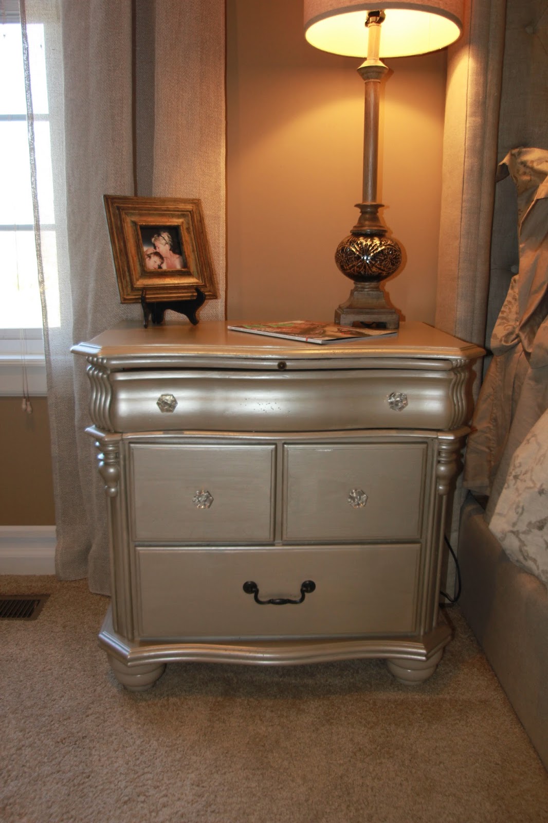 Constructive Therapy Brilliant metals refinished furniture