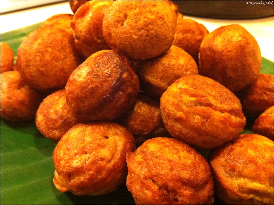 My Sizzling Wok Banana Balls