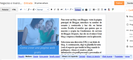 Como crear una página web gratis