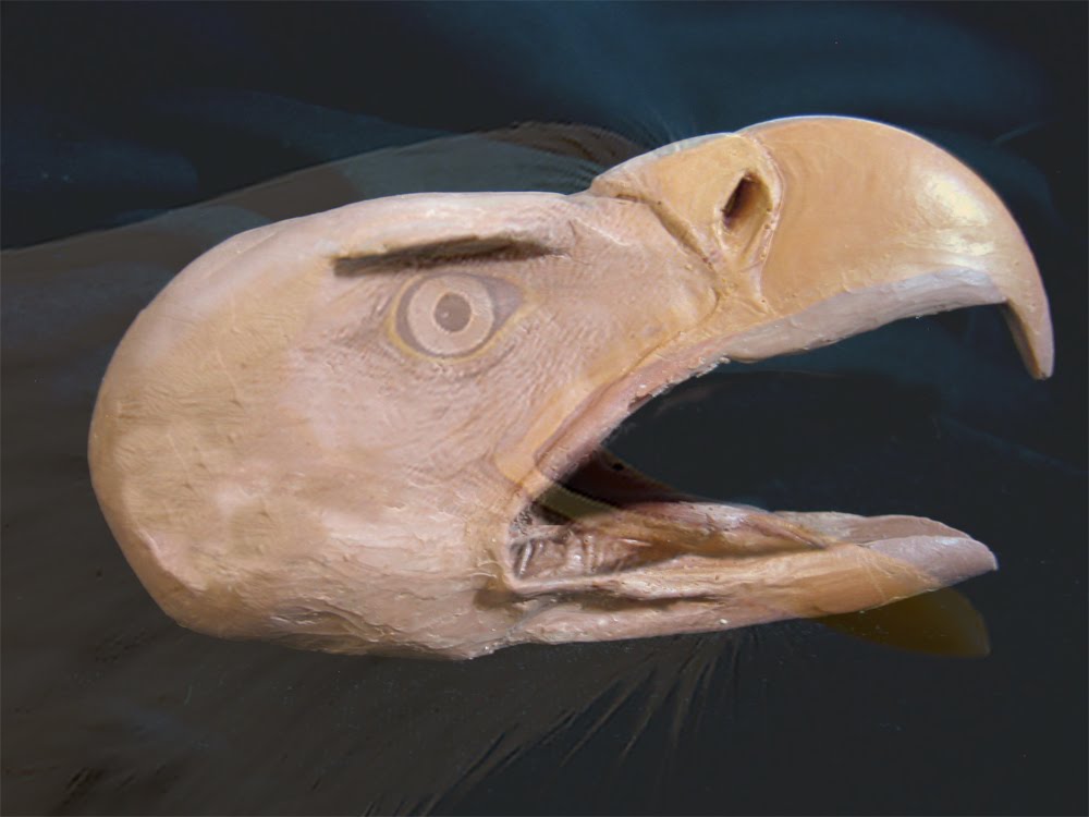 Realistic Bald Eagle lifesize & life like replica sculpture Bald