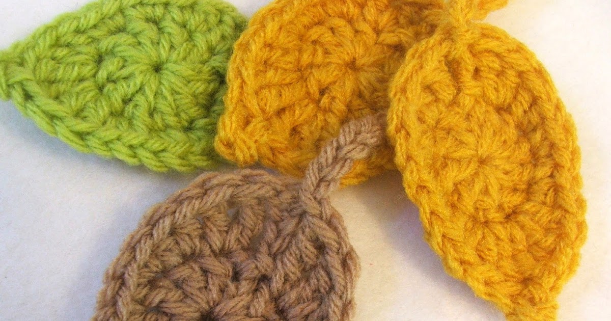 Susan's Hippie Crochet Free Simple Leaf Crochet Pattern The Leaves