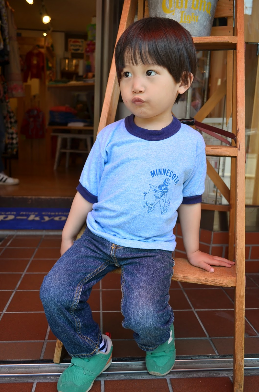 アメリカ子供服はleap京都で ビンテージｔシャツ Vintage Kids アメカジ子供服 ヴィンテージ子供服 京都子供服 京都市子供服 アメリカ 子供服 リープ