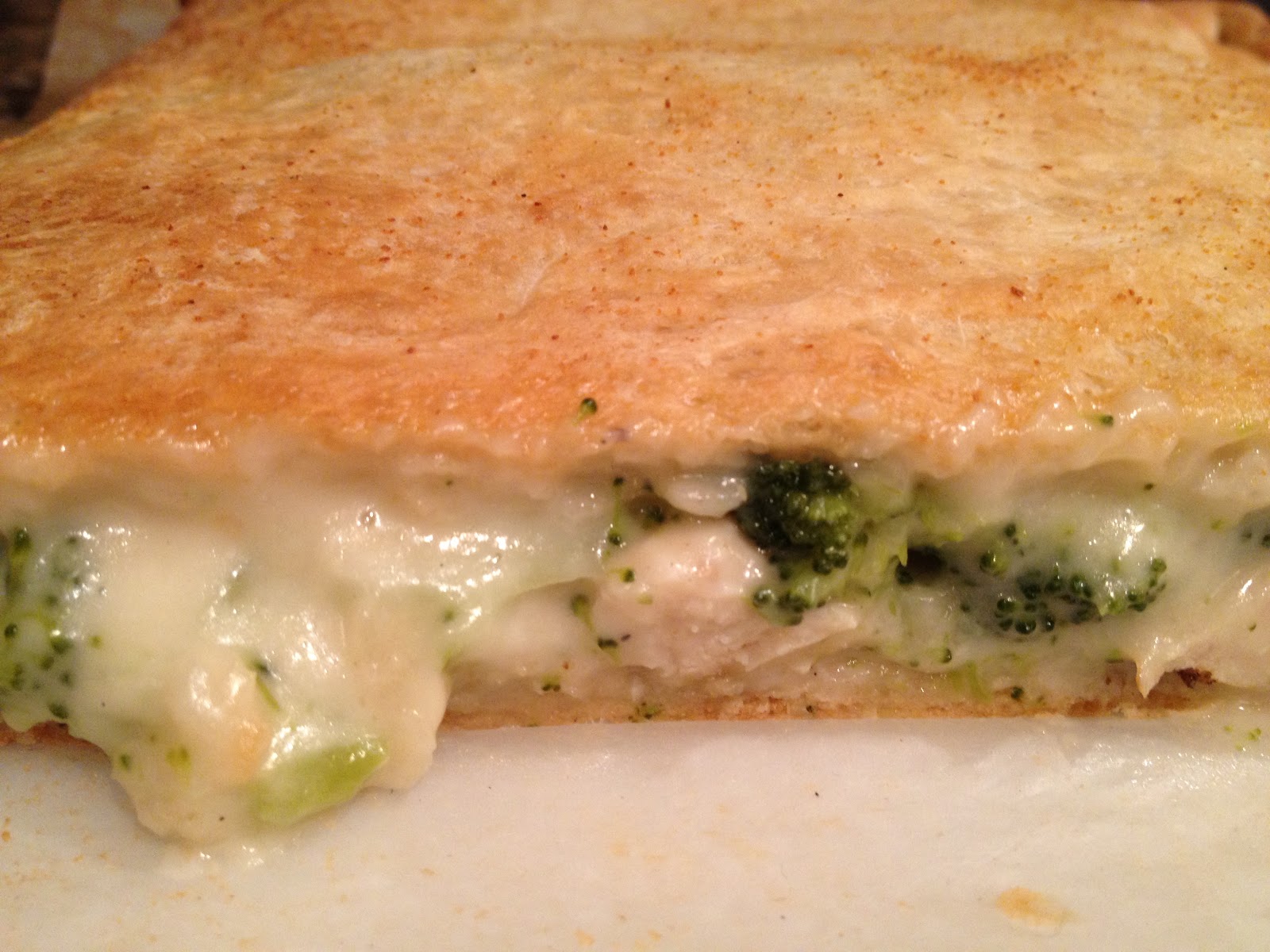 Chicken and Broccoli Alfredo Calzone Foody Schmoody Blog Foody