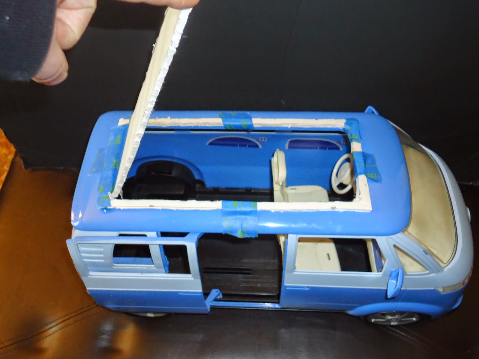 barbie vw camper van