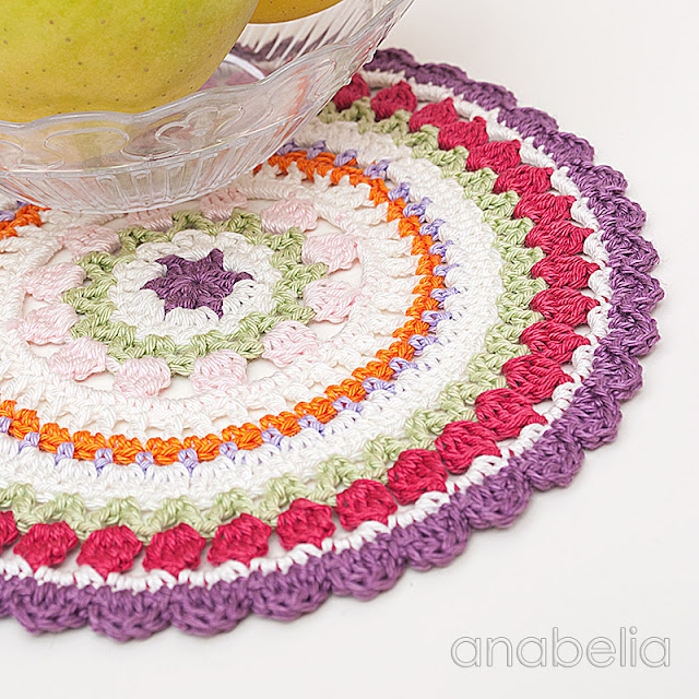 Crochet mandala by Anabelia Craft Design