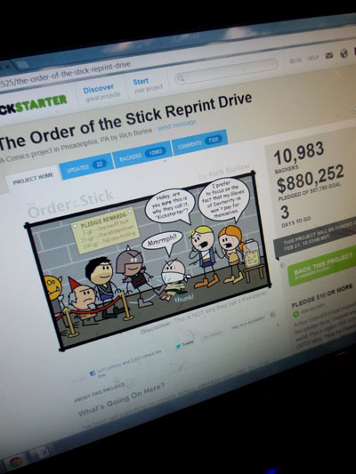 Order Of The Stick Webcomic, 3/4 Quarters Of A Million, WTF??? Order Of The Stick Webcomic, 3/4 Quarters Of A Million, WTF???
