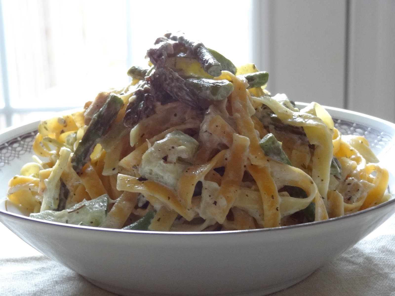 PastaRagus with artichokes cream sauce