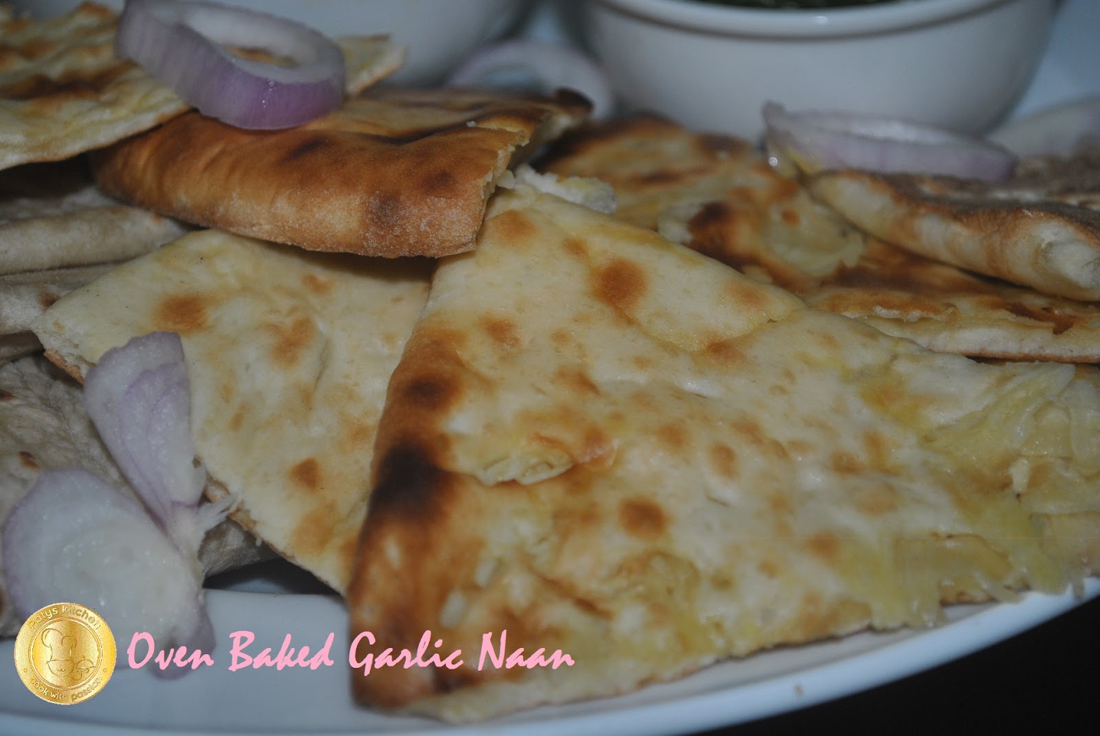 PATYSKITCHEN OVEN BAKED GARLIC NAAN FOR SAHUR