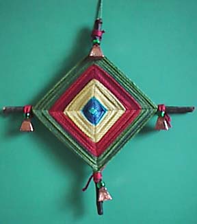 God's+Eye+Craft+Instructions The Ojo de Dios, or God's Eye, is a simple or complex weaving made ...