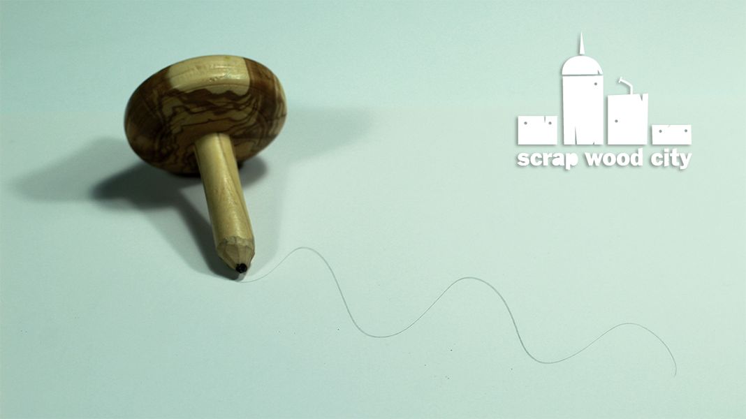 scrap wood city How to make the pencil spinning top on the homemade