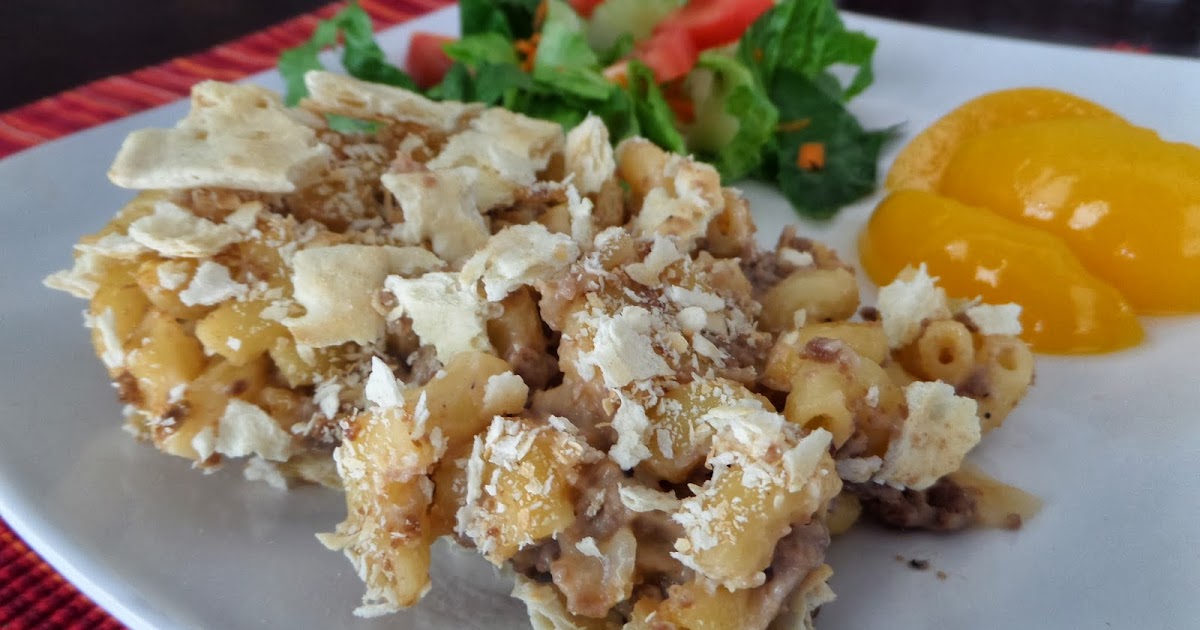 Creamy Cheeseburger Casserole Recipe In The Kitchen With Honeyville