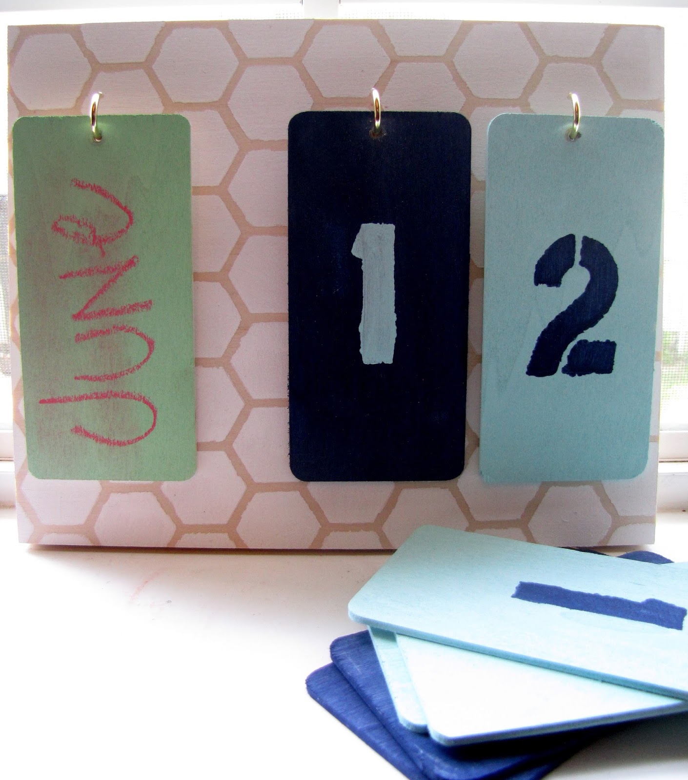 events uncorked Party DIY {Geometric Calendar}