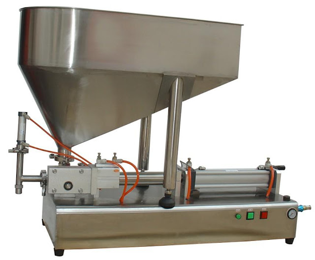 semi automatic single head thick sauce filling machine pneumatic cream