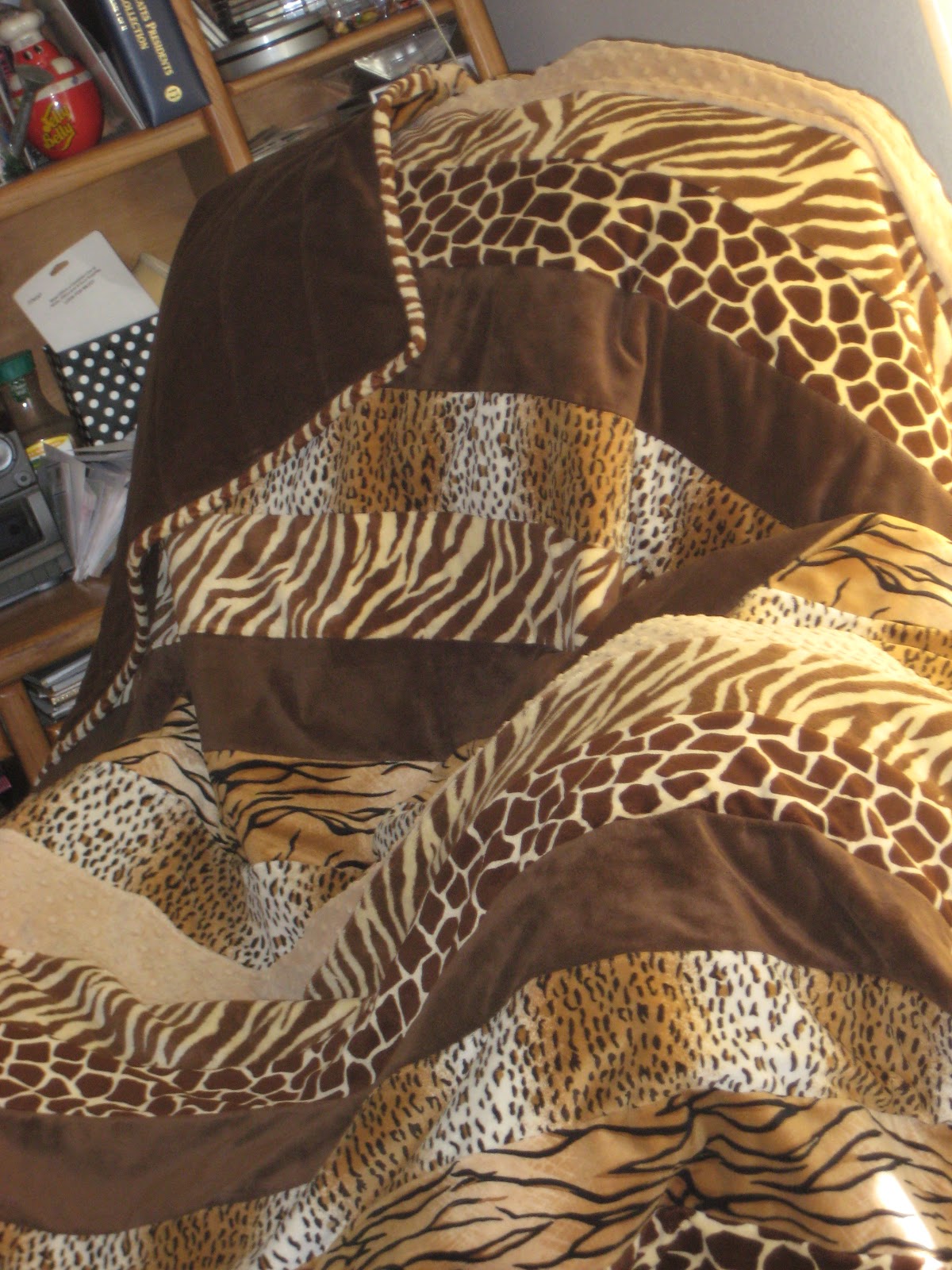 LaLa's Dumping Ground Animal Print Quilt