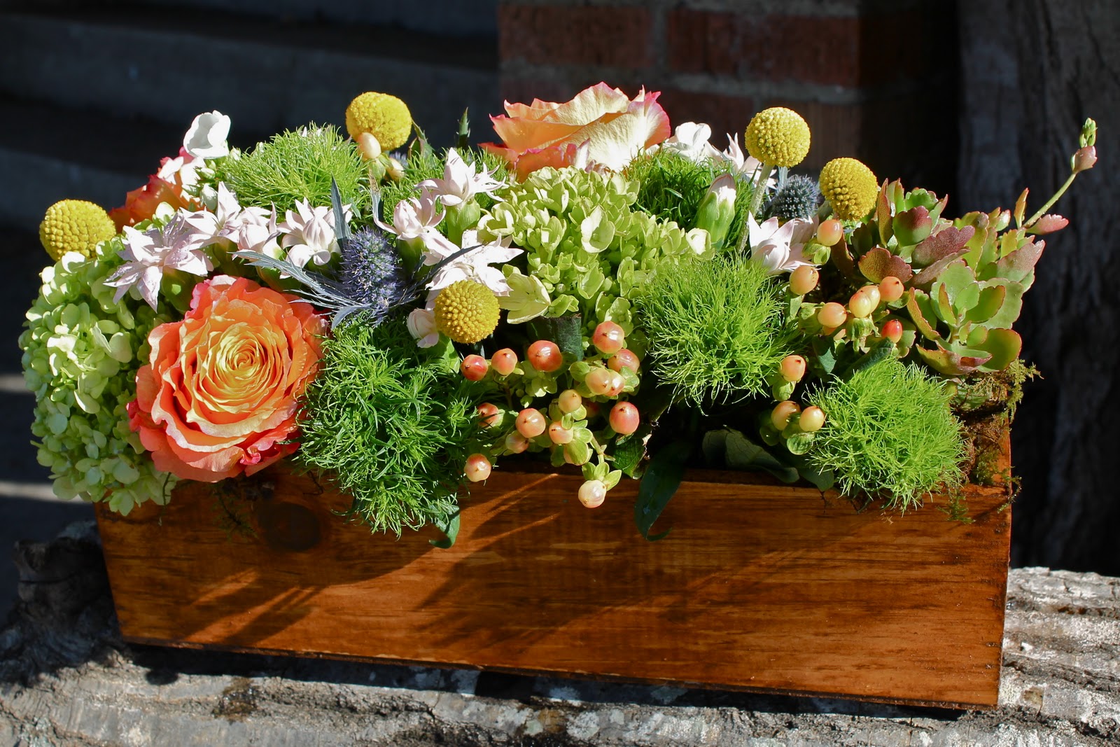 nicole hamm designs wooden box arrangement