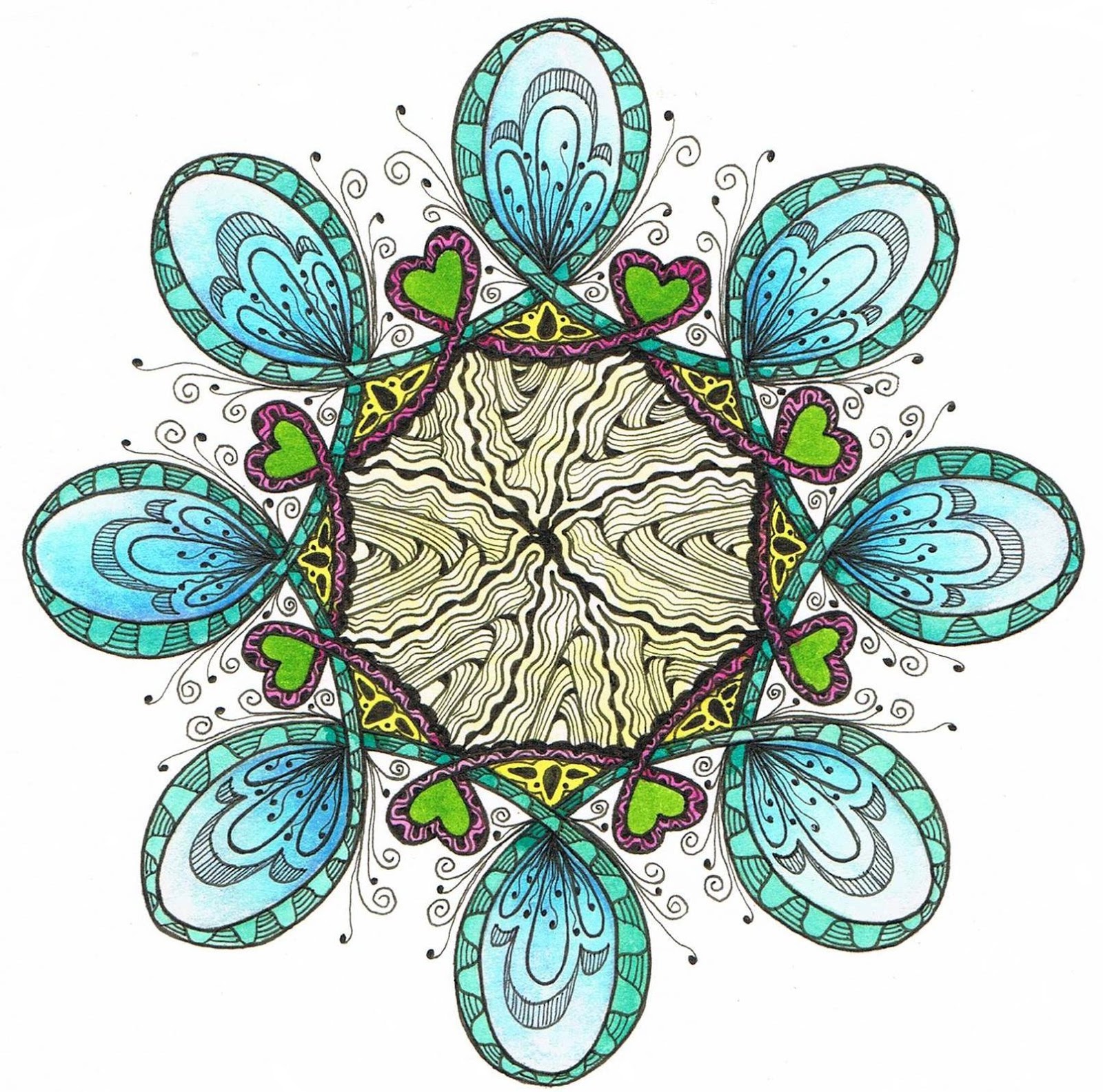 although i like the pattern at the centre of this design i am not sure i like it or the colour i used in the centre section but here it is - Celtic Patterns To Colour although i like the pattern at the centre of this design i am not sure i like it or the colour i used in the centre section but here it is - Celtic Patterns To Colour