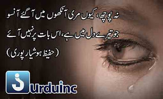poetry, urdu poetry, ghazal, urdu ghazal, shar, urdu shar, ashaar, hafeez hoshiyar puri poetry
