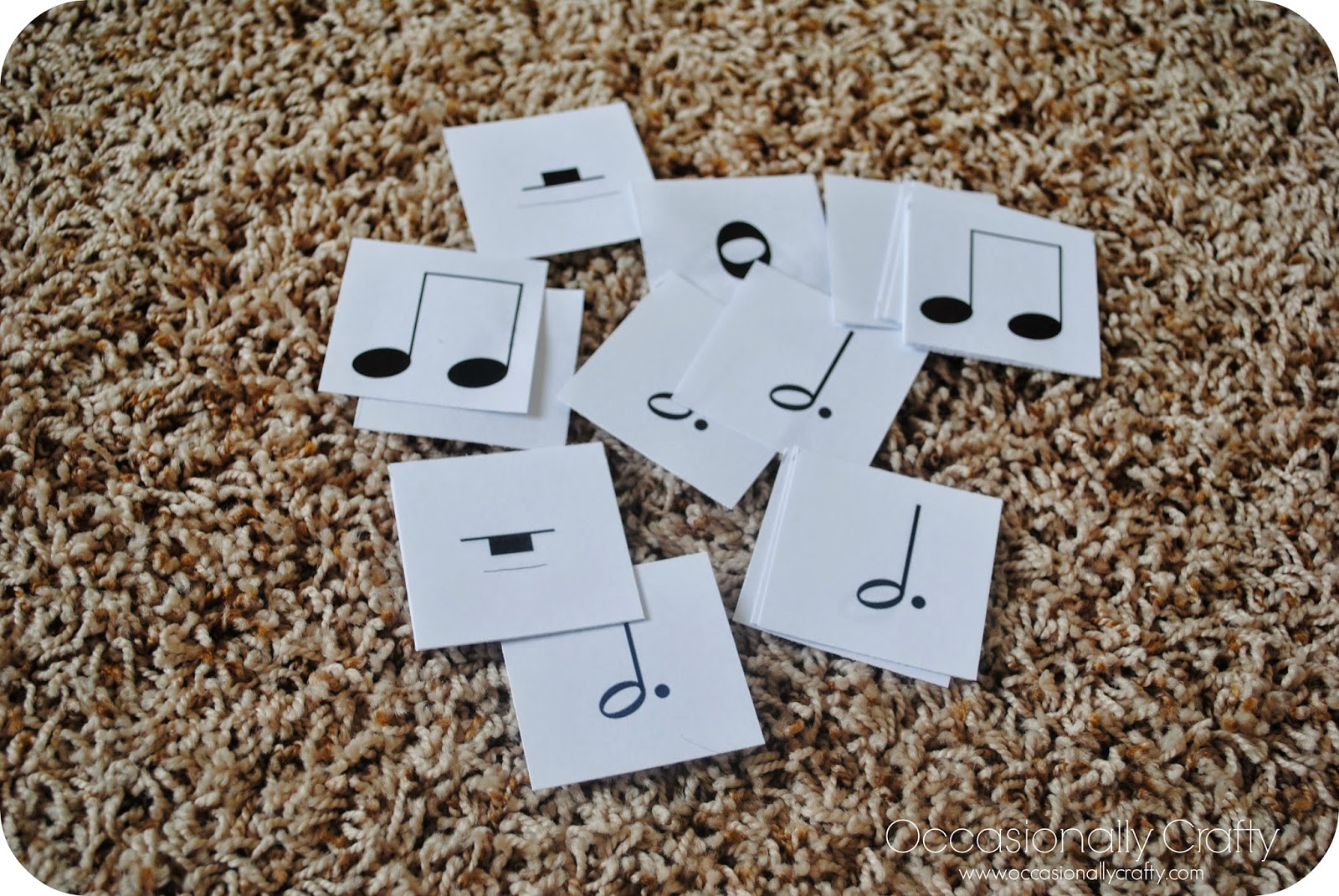 Music Dice Occasionally Crafty Music Dice