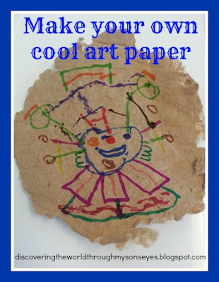 Discovering the World Through My Son's Eyes : Earth Day Craft: Make Your  Own Cool Art Paper