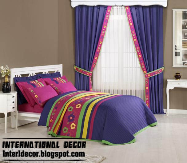 Stylish Kids Room Curtains With Duvet Sets Models Colors House