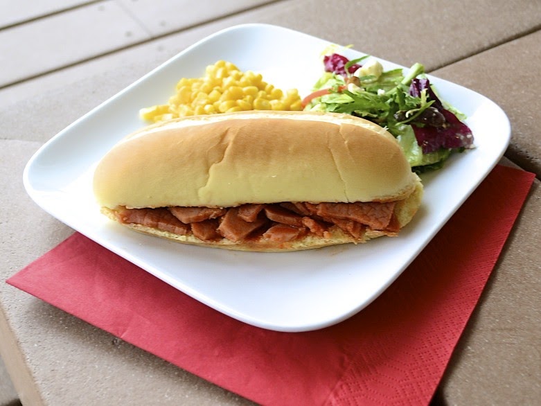 Boy Cheese Sandwich "A Man's Barbecue Ham Sandwich"