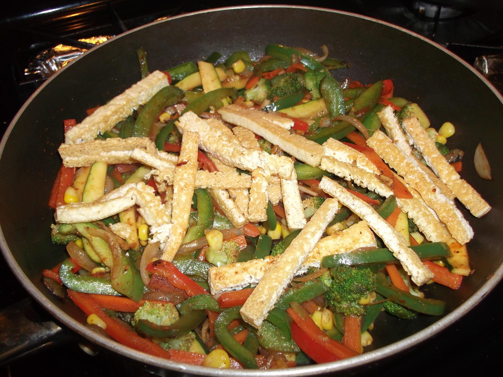HCF Tofu and Grilled Vegetables Fajitas