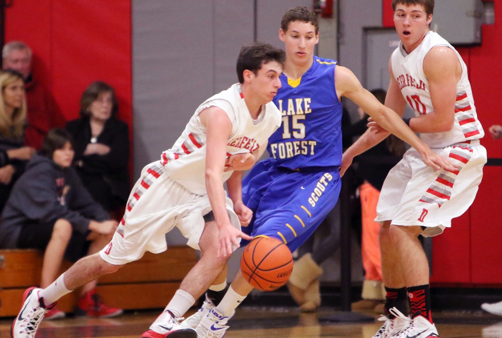 Mark Kodiak Ukena IHSA Varsity Boys Basketball Lake Forest at Deerfield