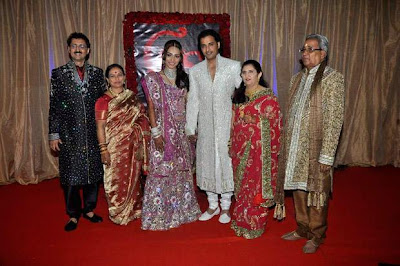 Bollywood Stars at hegde's Wedding Reception