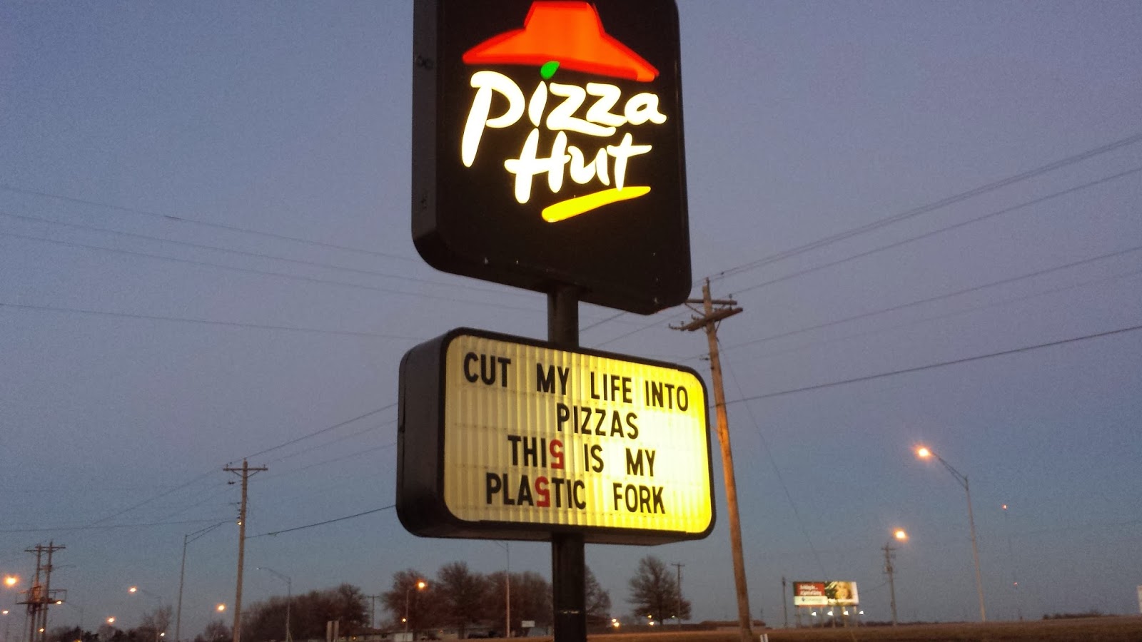 Cut my life into pizzas this is my plastic fork Best of funny memes