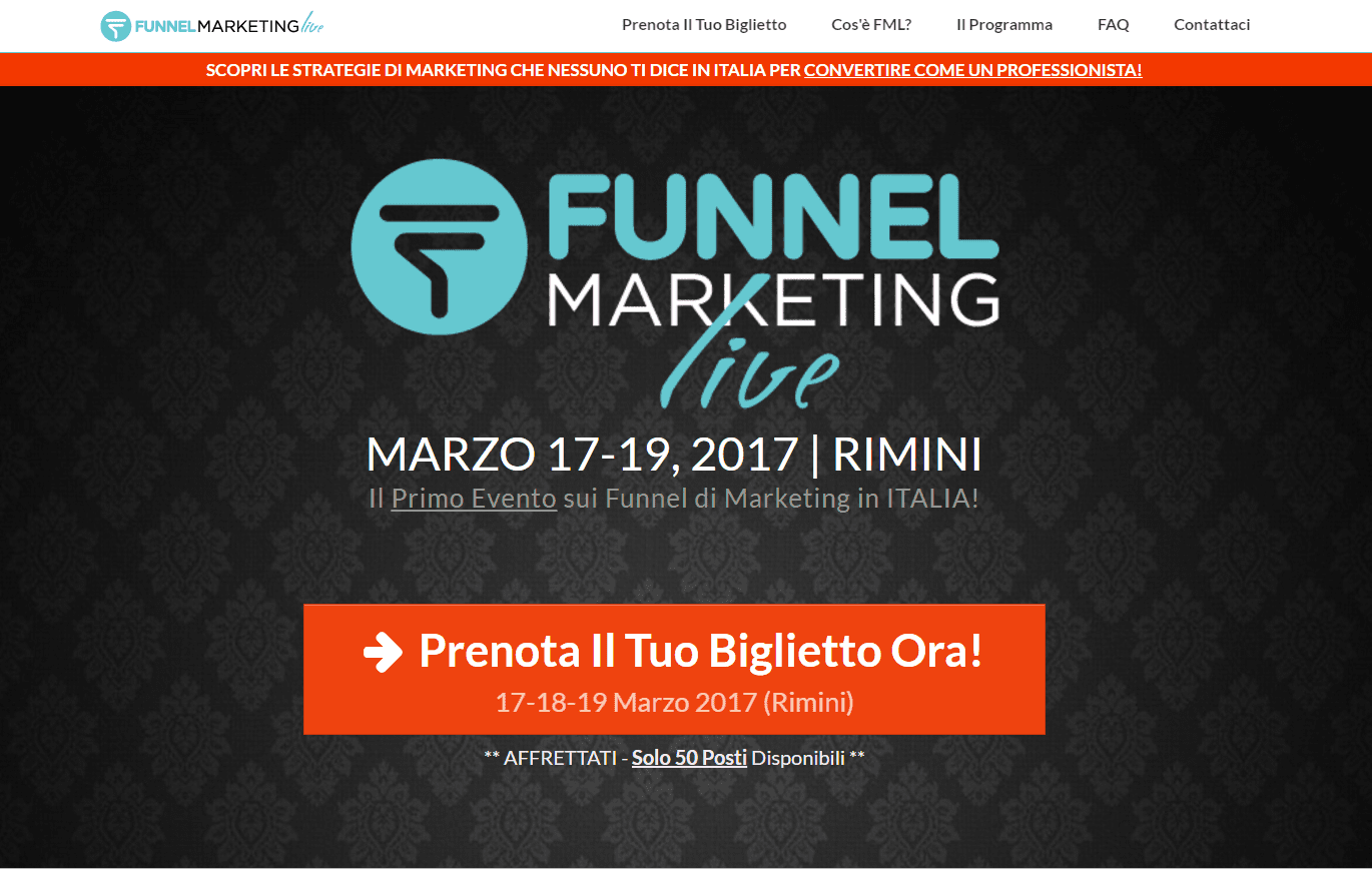 Evento Funnel Marketing