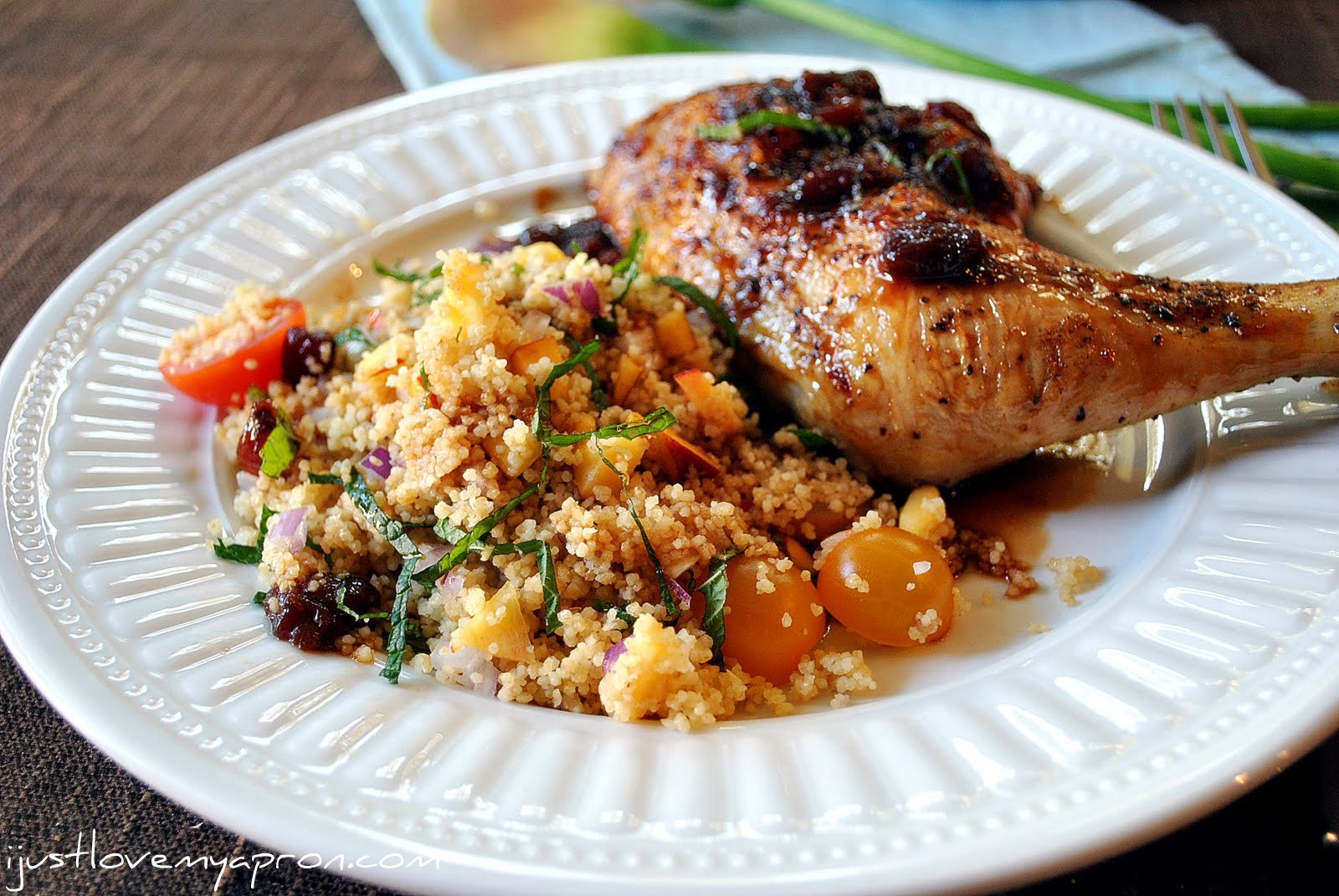 I Just Love My Apron 5 Star Makeover Black Plum Sauce, Nectarine