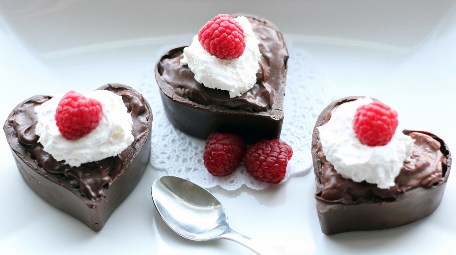 Worth Pinning Chocolate Heart Pudding Cups