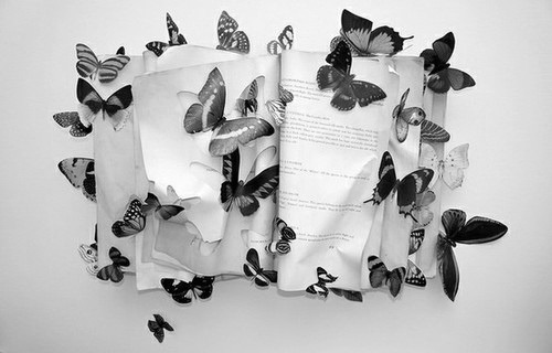 book butterfly