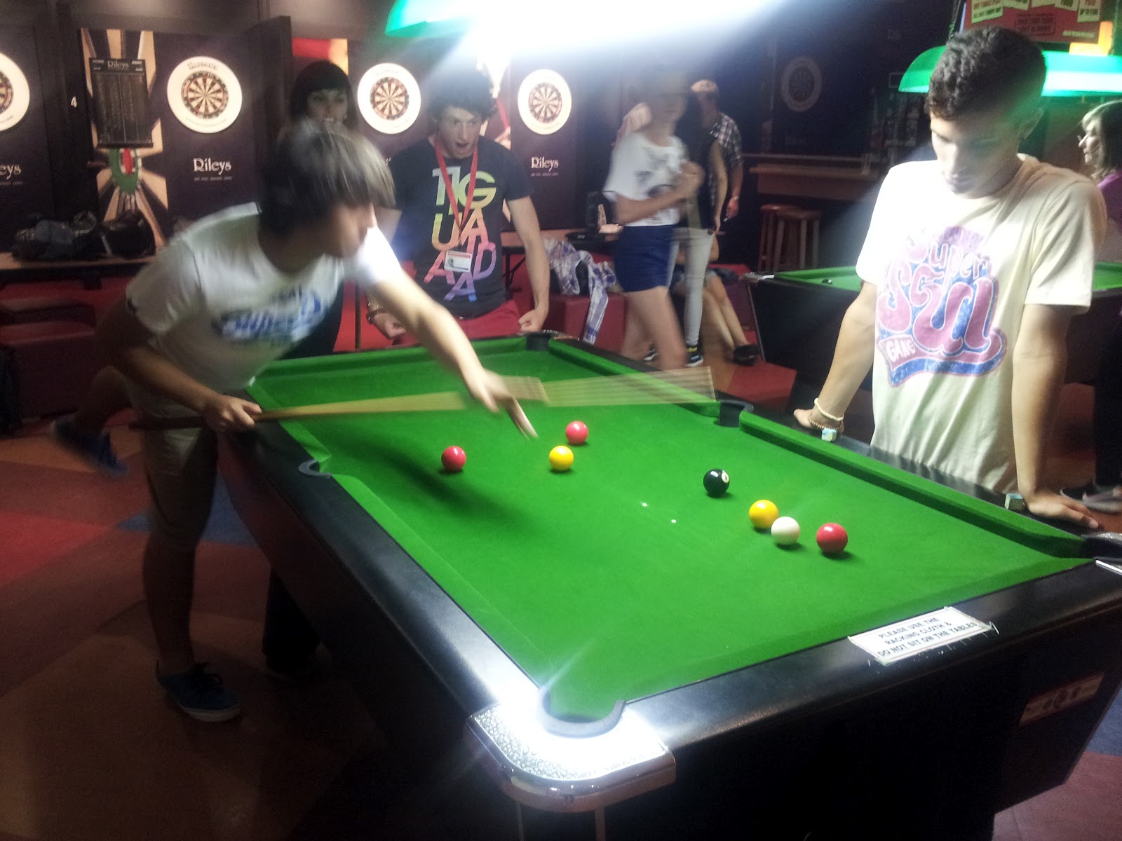 Norwich 2012 Afternoon playing pool, darts and poker!