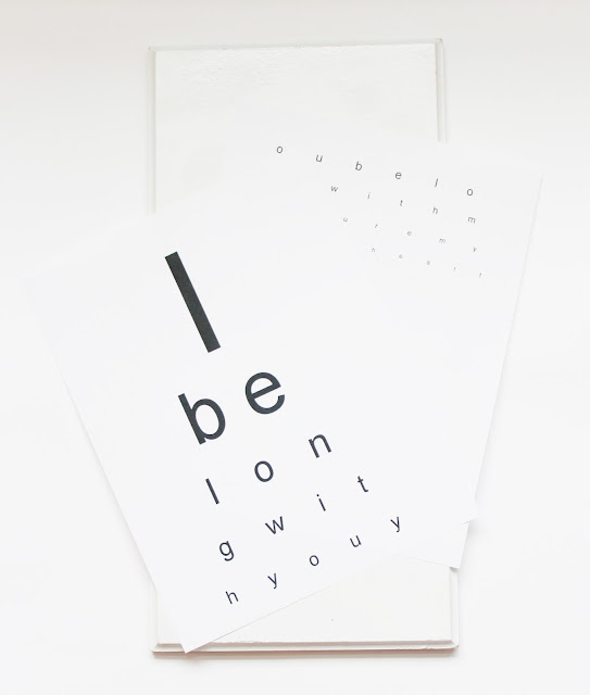 Customised eye charts