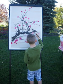 Ethan Explores Chinese Brush Painting at the Zoo