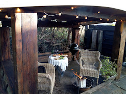 Covered Fire Pit at No. 1 Dales farm cottage only