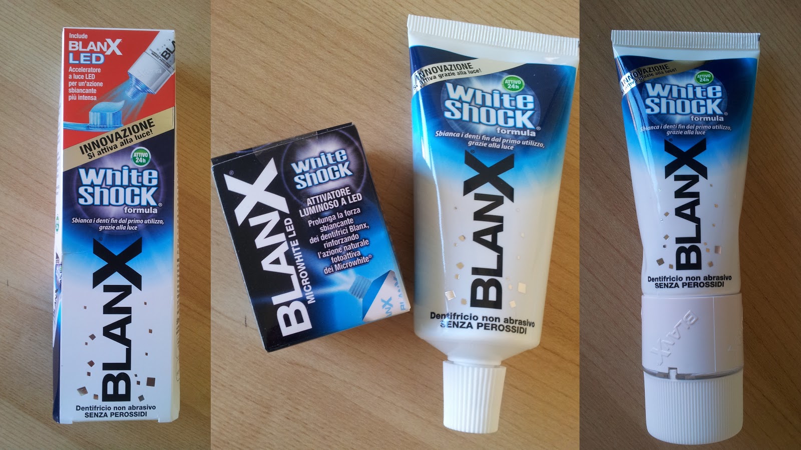 Beauty and the Blogger Blanx White Shock Toothpaste the first