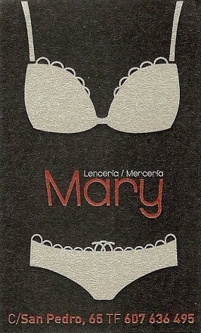 LENCERIA / MERCERIA MARY