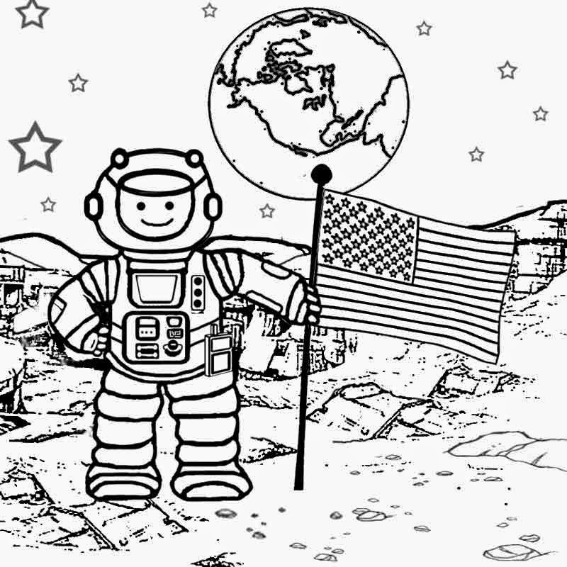 834 Cute Space Coloring Pages For Kids for Adult
