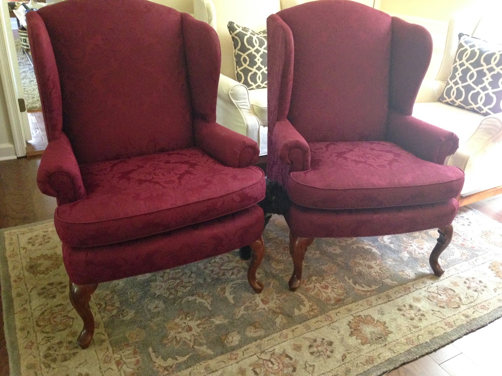 Pam Morris Sews Waverly Sun N Shade Slipcovers