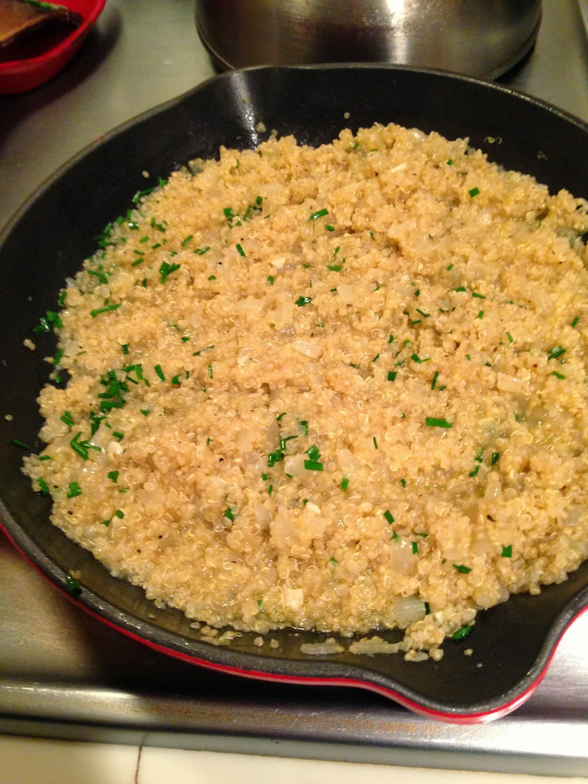 The Swedish Chef Onion and Garlic Quinoa