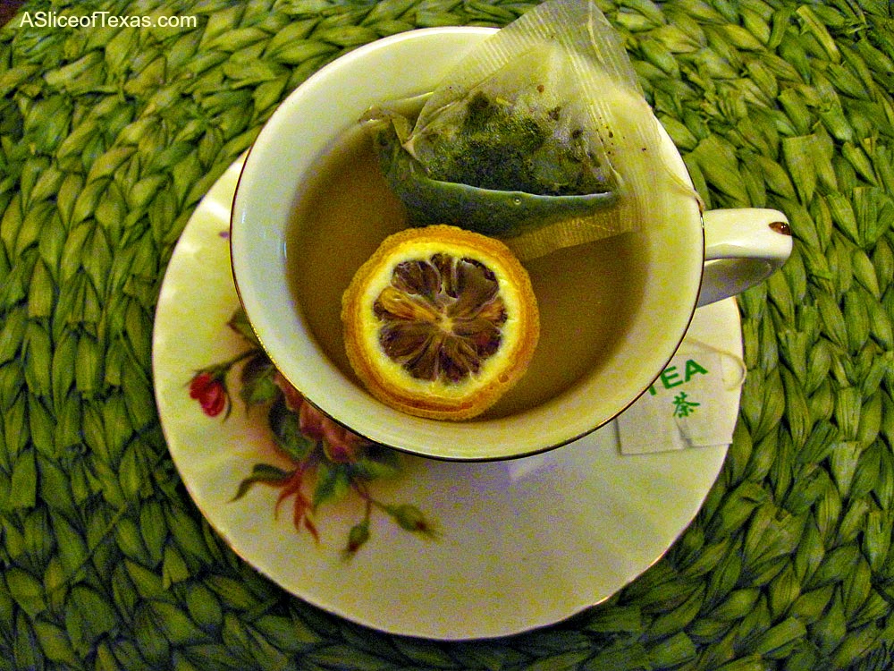 A Slice of Texas blog HOMEMADE HERBAL TEA Dehydrate Your Own Herbs